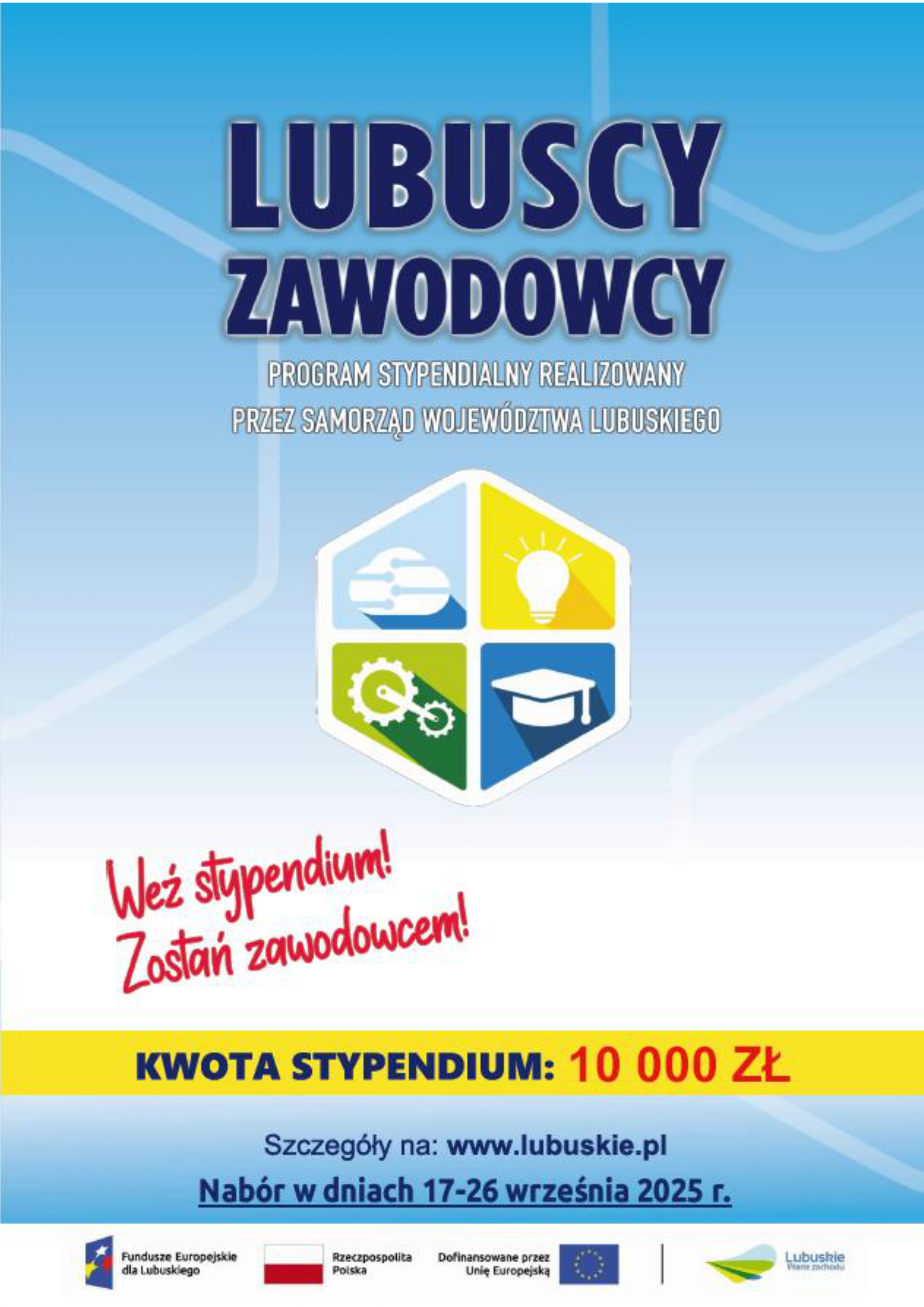 Plakat programu Lubuscy Zawodowcy